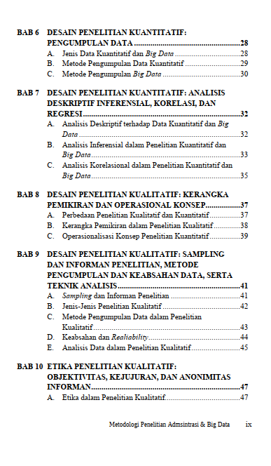 Buku Metodologi Penelitian Administrasi & Big Data (Praktek penulisan Proposal Penelitian) - Gambar 3