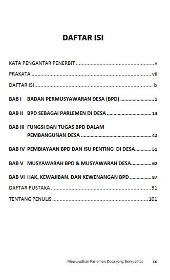 Buku Mewujudkan Parlemen Desa yang Berkualitas - Gambar 2