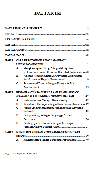 Buku Otonomi Daerah dan Degradasi Lingkungan: Antara Kuasa Kebijakan dan Realitas Ekologis - Gambar 2