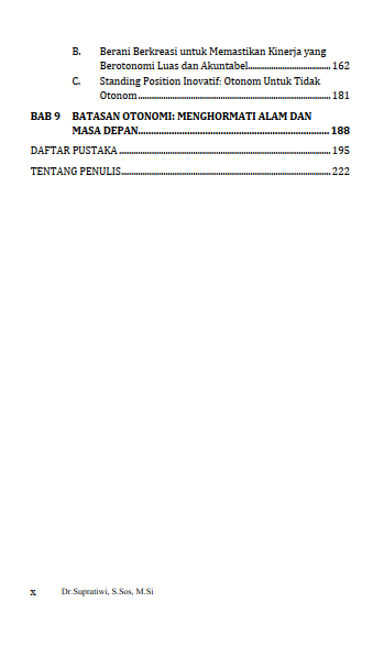 Buku Otonomi Daerah dan Degradasi Lingkungan: Antara Kuasa Kebijakan dan Realitas Ekologis - Gambar 4