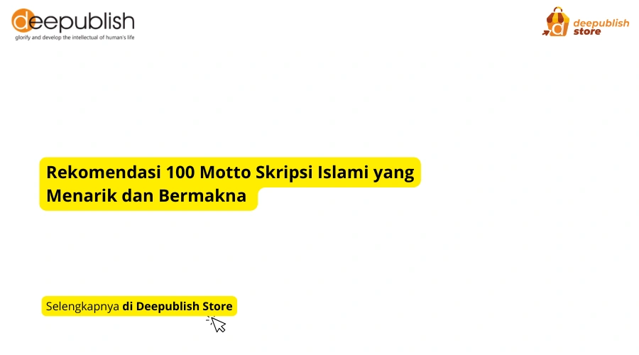 rekomendasi motto skripsi islami