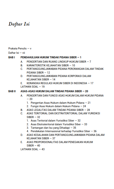 Buku Tindak Pidana Siber Regulasi, Modus Kejahatan, dan Penegakan Hukum - Gambar 2