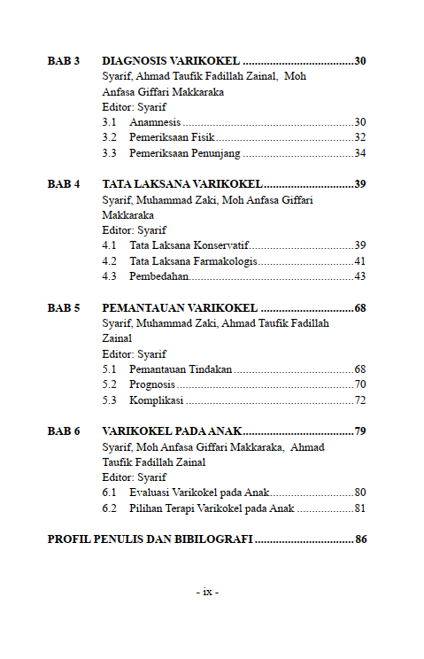 Buku Varikokel: Perspektif Klinis dari Diagnosis hingga Tata Laksana Terkini - Gambar 3