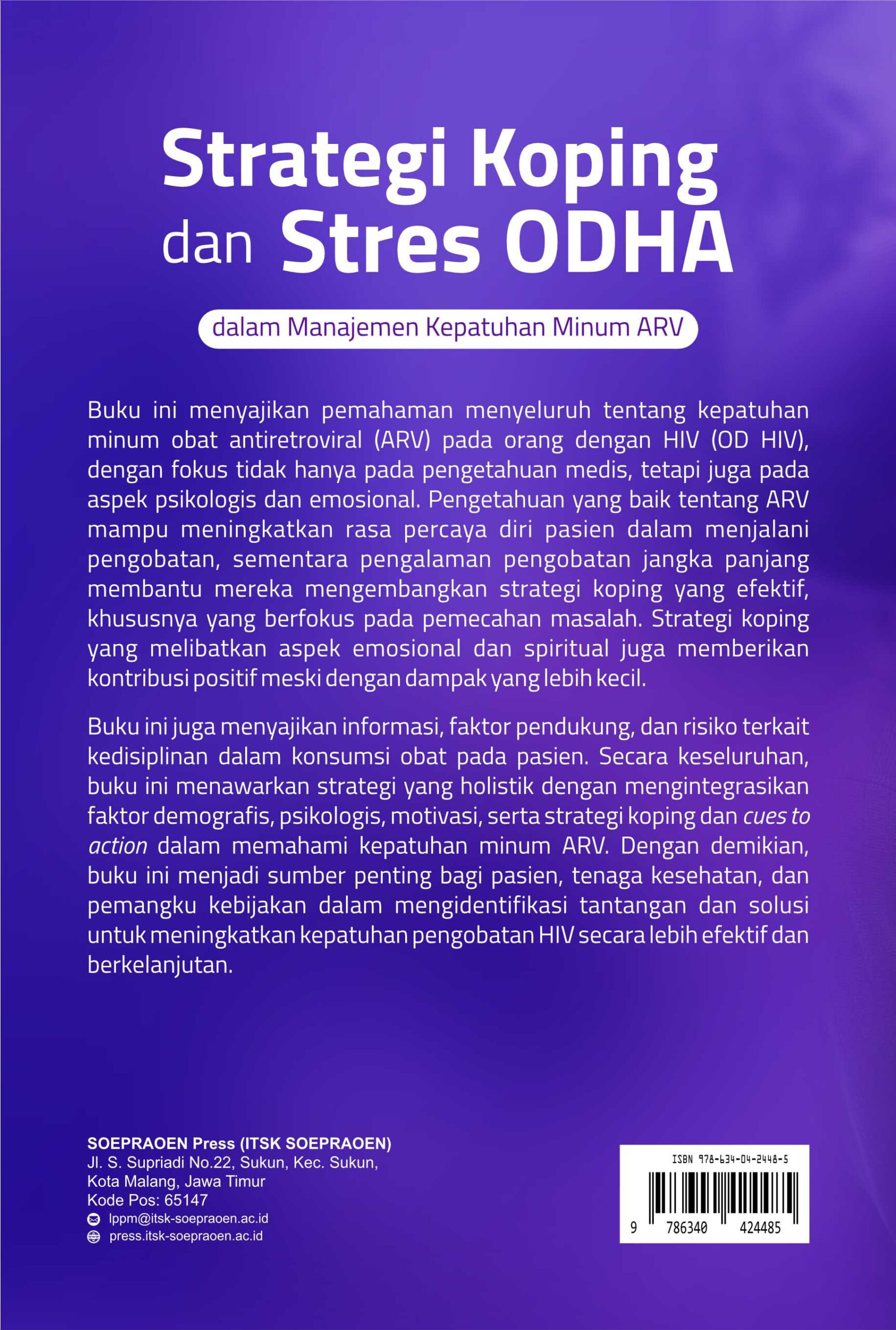 Buku Strategi Koping dan Stres ODHA dalam Manajemen Kepatuhan Minum ARV - Gambar 2