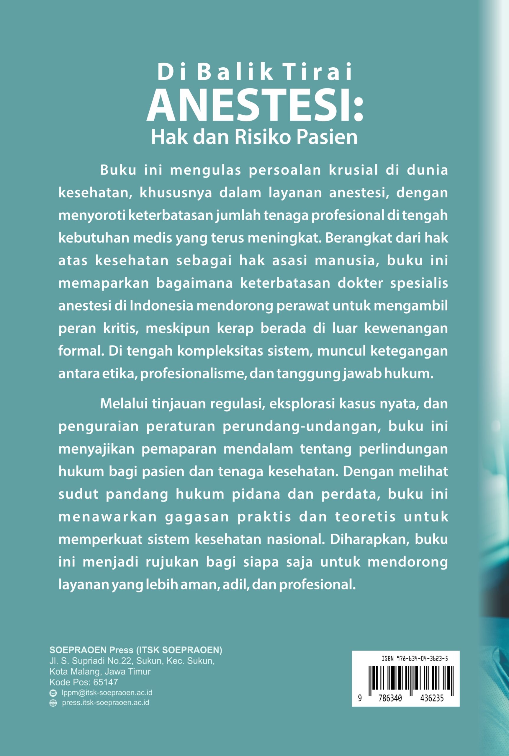 Buku Di Balik Tirai Anestesi: Hak dan Risiko Pasien - Gambar 3