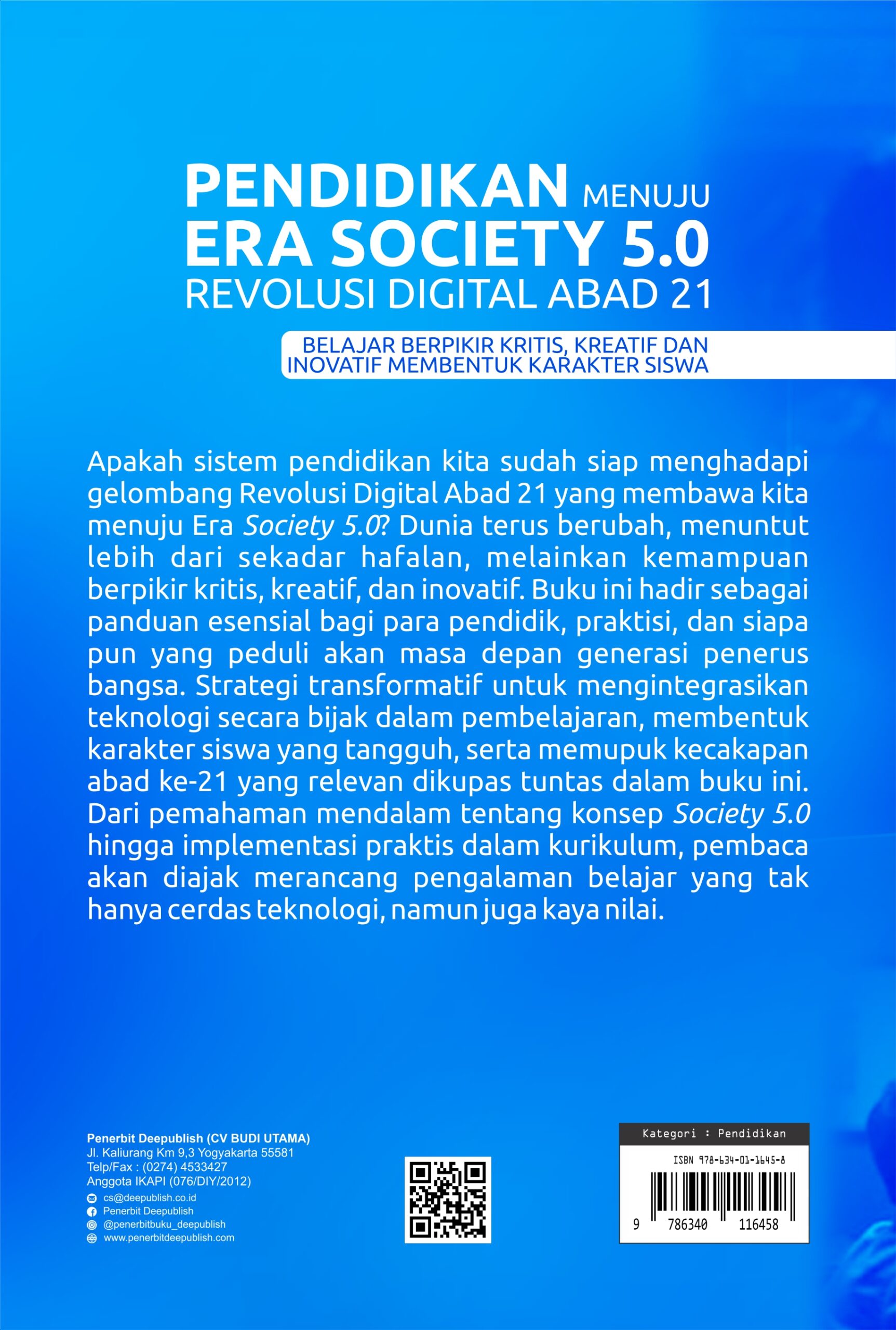Buku Pendidikan Menuju Era Society 5.0 Revolusi Digital Abad 21 Belajar Berpikir Kritis, Kreatif dan Inovatif Membentuk Karakter Siswa - Gambar 4