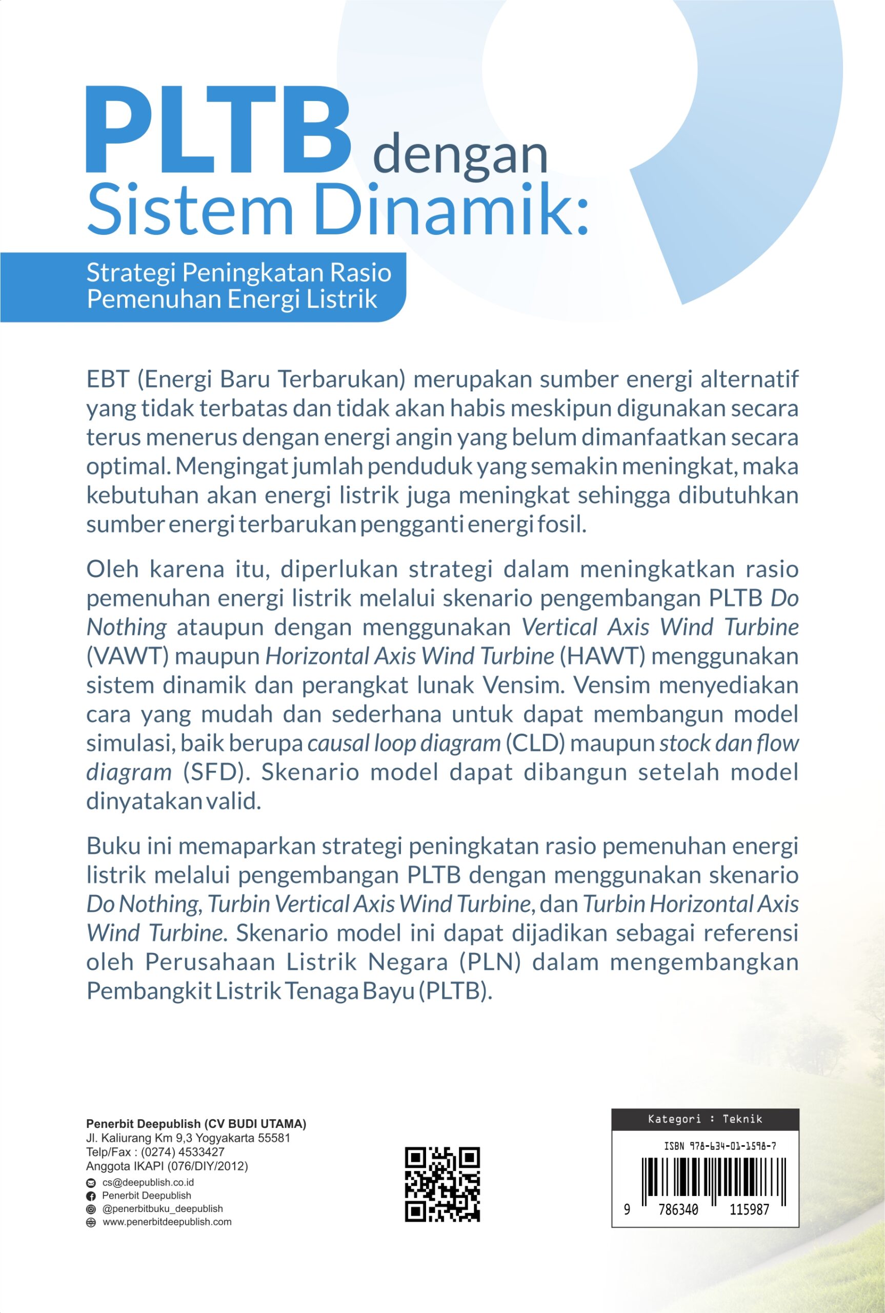 Buku PLTB Dengan Sistem Dinamik: Strategi Peningkatan Rasio Pemenuhan Energi Listrik - Gambar 6