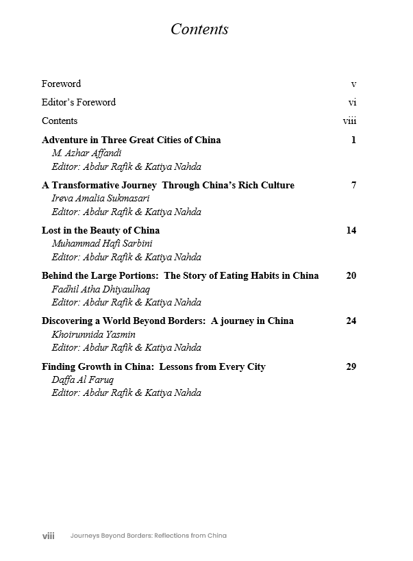 Journeys Beyond Borders: Reflections From China Book - Gambar 2