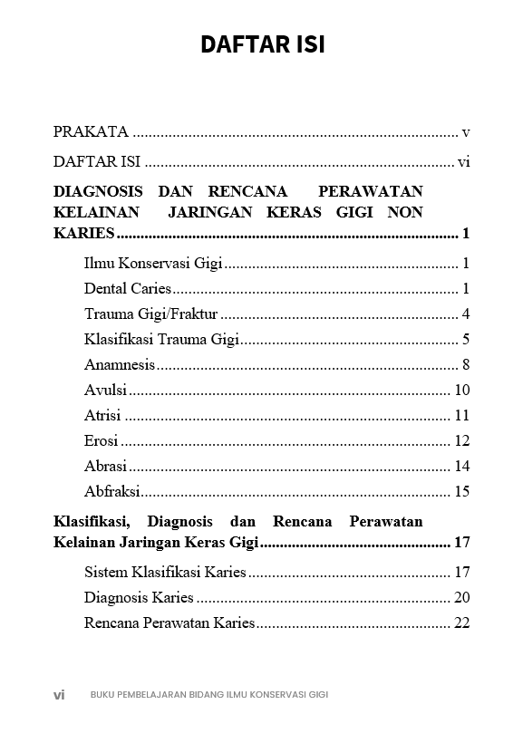 Buku Pembelajaran Bidang Ilmu Konservasi Gigi - Gambar 3