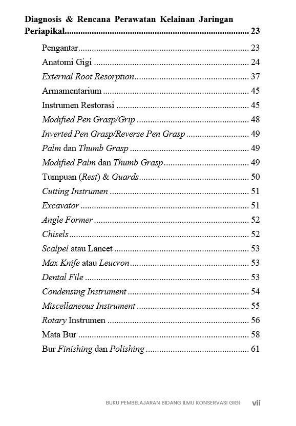 Buku Pembelajaran Bidang Ilmu Konservasi Gigi - Gambar 4