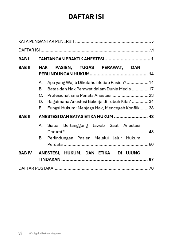 Buku Di Balik Tirai Anestesi: Hak dan Risiko Pasien - Gambar 2