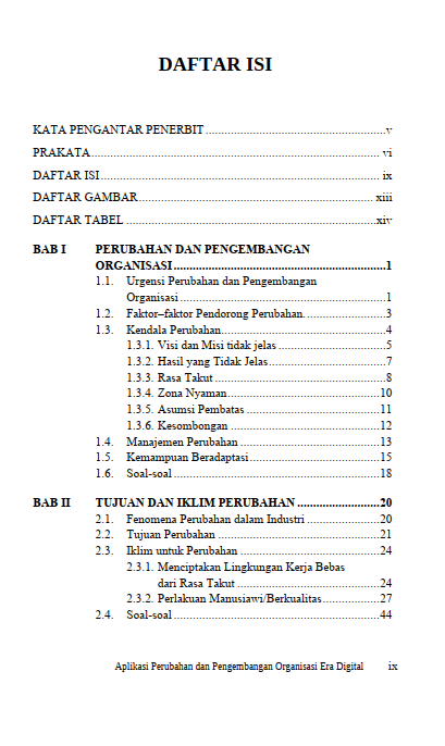 Buku Aplikasi Perubahan dan Pengembangan Organisasi Era Digital - Gambar 2