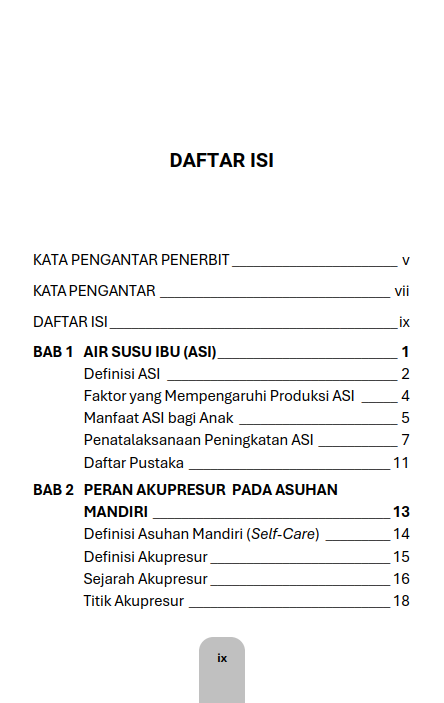 Buku Asuhan Mandiri Akupresur untuk Meningkatkan Produksi ASI Ibu Balita Stunting - Gambar 2
