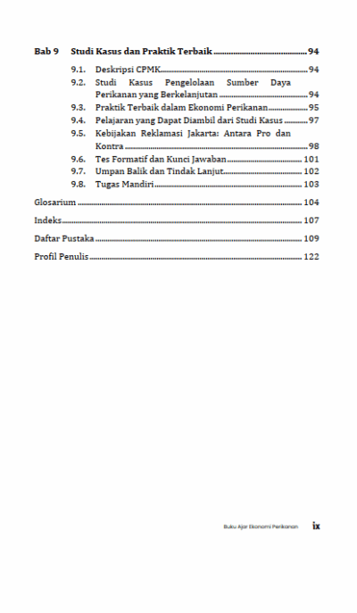 Gambar 5 - Buku Ajar Ekonomi Perikanan