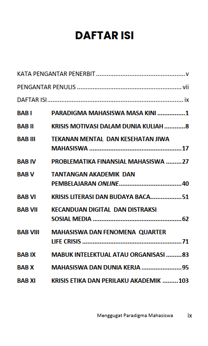 Buku Menggugat Paradigma Mahasiswa - Gambar 2