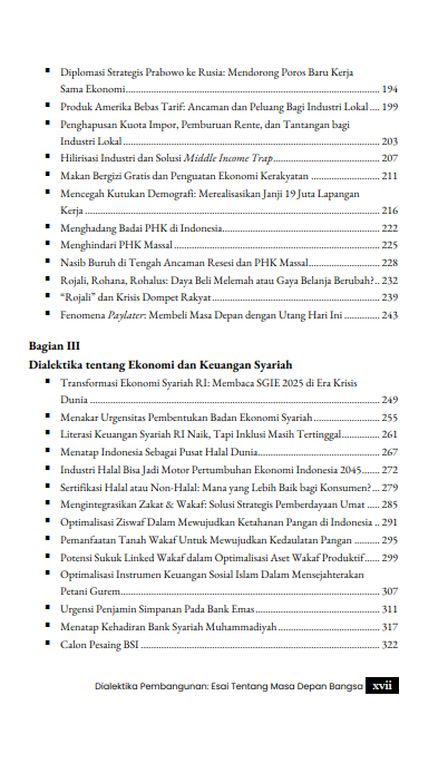 Buku Dialektika Pembangunan: Esai Tentang Masa Depan Bangsa - Gambar 3