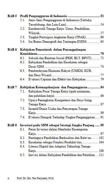 Buku Ekonomi Sumber Daya Manusia: Teori dan Evaluasi Kebijakan Pengentasan Kemiskinan dan Pengangguran di Indonesia - Gambar 3