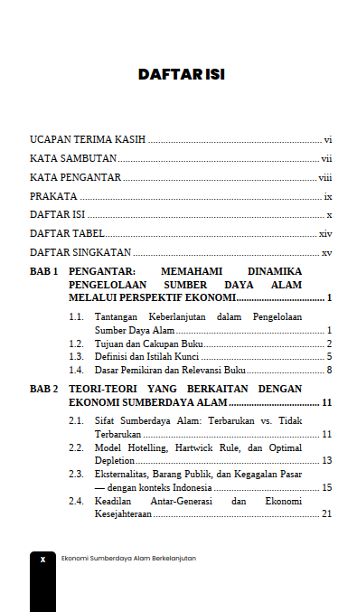 Buku Ekonomi Sumberdaya Alam Berkelanjutan - Gambar 2