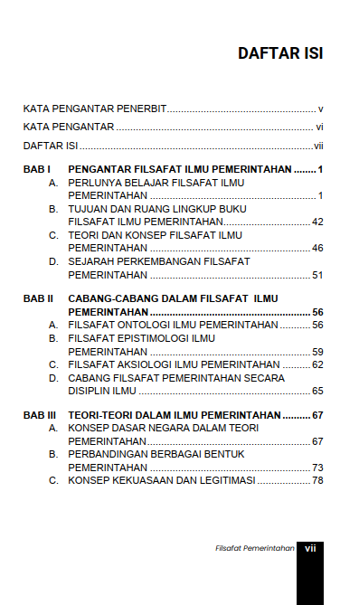 Buku Filsafat Pemerintahan: Kajian Teoretis, Metodologis, dan Etis dalam Ilmu Pemerintahan - Gambar 2