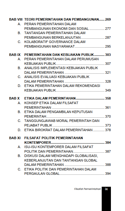 Buku Filsafat Pemerintahan: Kajian Teoretis, Metodologis, dan Etis dalam Ilmu Pemerintahan - Gambar 3