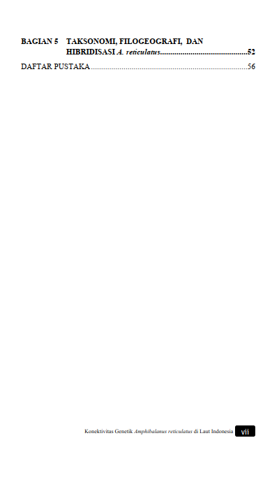 Buku Konektivitas Genetik Amphibalanus reticulatus di Laut Indonesia - Gambar 3