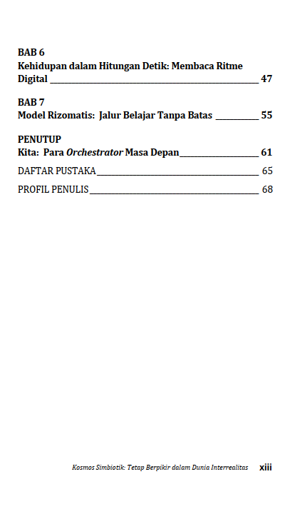 Buku Kosmos Simbiotik: Tetap Berpikir dalam Dunia Interrealitas - Gambar 4