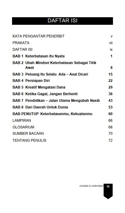 Buku Limited is Unlimited: Dalam Keterbatasan Guru, Terbuka Peluang yang Tidak Terbatas Refleksi dan Inspirasi bagi Pendidik - Gambar 2