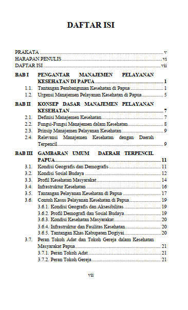 Buku Manajemen Pelayanan Kesehatan di Daerah Terpencil Papua - Gambar 2