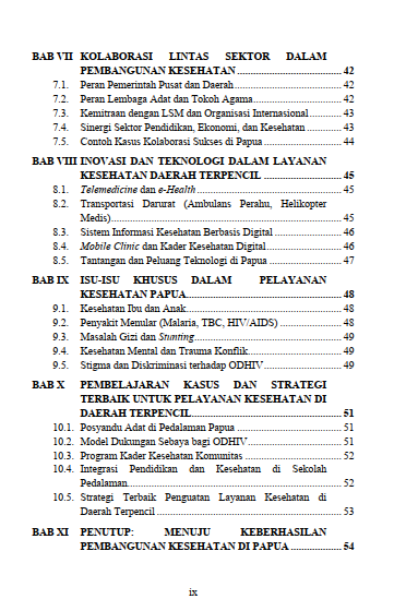 Buku Manajemen Pelayanan Kesehatan di Daerah Terpencil Papua - Gambar 3