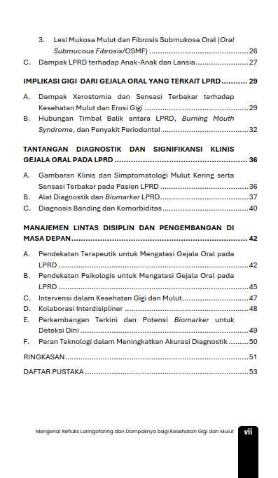 Buku Mengenal Refluks Laringofaring dan Dampaknya Bagi Kesehatan Gigi dan Mulut - Gambar 3