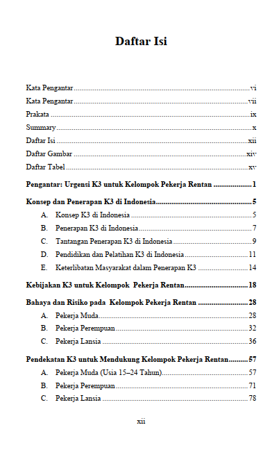 Buku Pendekatan Keselamatan dan Kesehatan Kerja (K3) Untuk Mendukung Kelompok Pekerja Rentan Di Tempat Kerja - Gambar 2