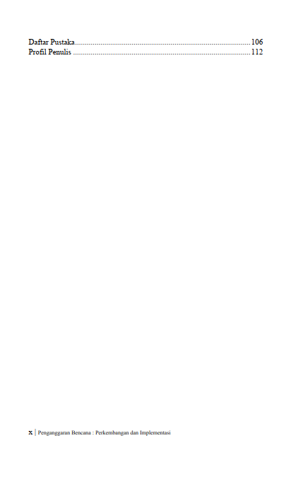 Buku Penganggaran Bencana : Perkembangan Dan Implementasi - Gambar 3