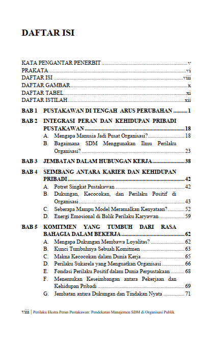Buku Perilaku Ekstra Peran Pustakawan: Pendekatan Manajemen SDM Di Organisasi Publik - Gambar 2