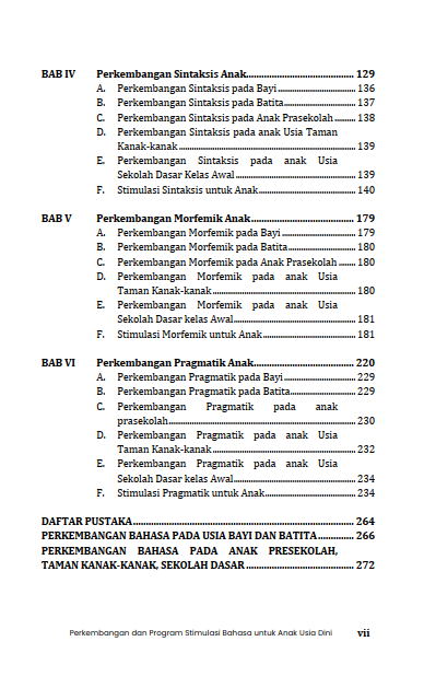 Buku Perkembangan dan Program Stimulasi Bahasa Untuk Anak Usia Dini - Gambar 3