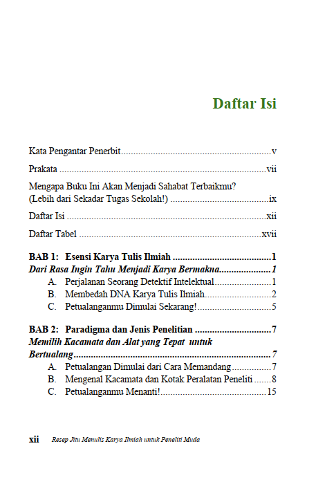 Buku Resep Jitu Menulis Karya Ilmiah untuk Peneliti Muda - Gambar 2