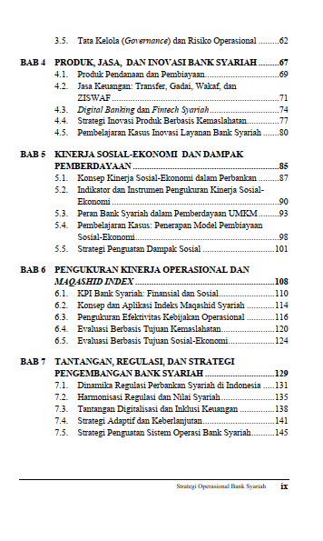 Buku Strategi Operasional Bank Syariah: Kemaslahatan dan Kinerja Sosial-Ekonomi - Gambar 3