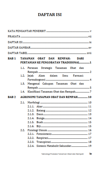 Buku Teknologi Produksi Tanaman Obat dan Rempah - Gambar 2