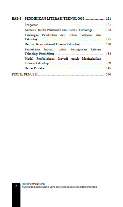 Buku Transformasi Literasi: Multiliterasi, Sastra, Budaya, Sains, dan Teknologi untuk Pendidikan Indonesia - Gambar 4