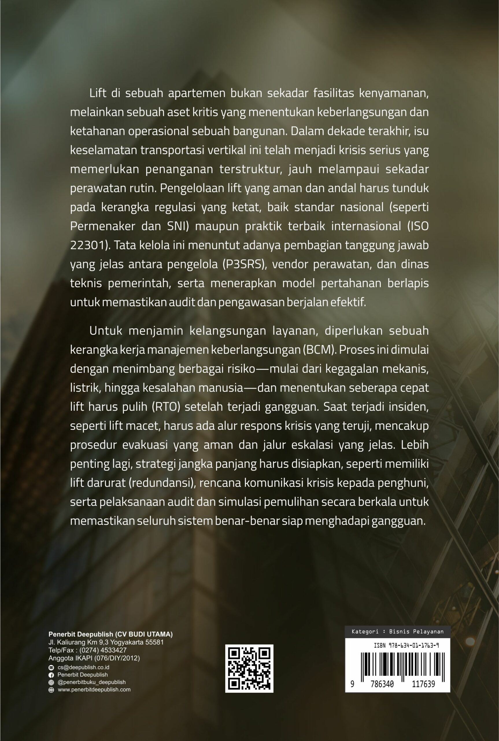 Buku Misteri Lift Apartemen dan Solusinya Lift Macet, Hidup Tersendat Menggunakan Pendekatan Business Continuity Management Framework untuk Menanggulangi Risiko, Masalah, dan Penyimpangan Aturan - Gambar 5