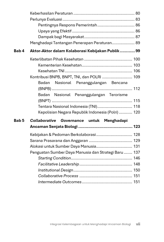 Buku Integrasi Kelembagaan untuk Menghadapi Ancaman Biologi - Gambar 3