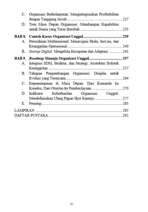 Buku Organisasi Unggul: Integrasi SDM, Struktur, dan Strategi - Gambar 4