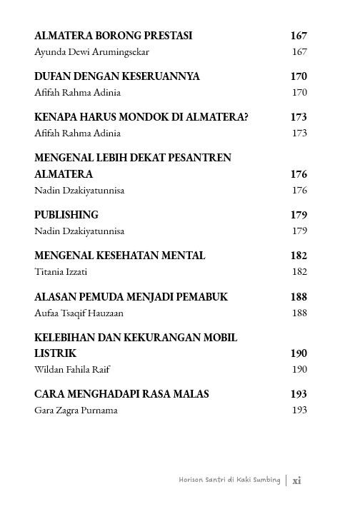 Buku Horison Santri di Kaki Sumbing - Gambar 7