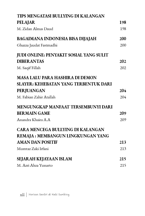 Buku Horison Santri di Kaki Sumbing - Gambar 8