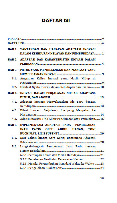 Buku Adaptasi Inovasi Perikanan Sebuah Strategi dan Pilihan Metode Penyuluhan Yang Efektif - Gambar 2