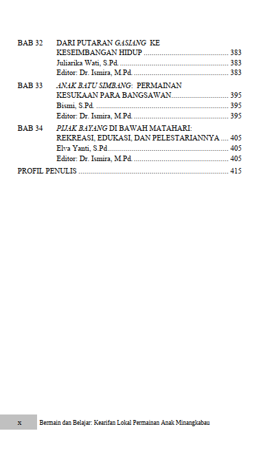 Buku Bermain dan Belajar: Kearifan Lokal Permainan Anak Minangkabau - Gambar 6