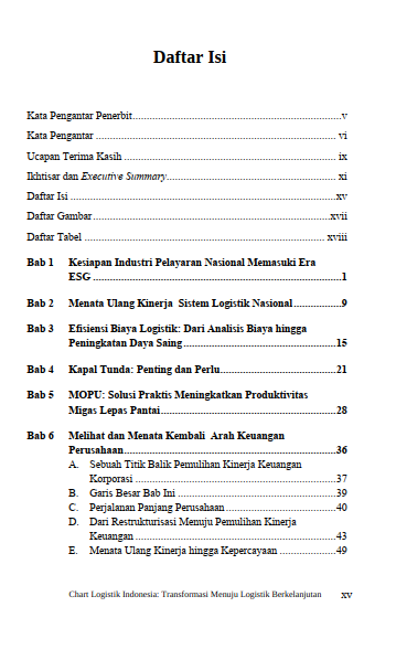Buku Chart Logistik Indonesia: Transformasi Menuju Logistik Berkelanjutan - Gambar 2