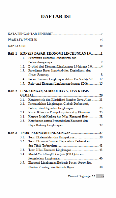 Gambar 2 - Ekonomi lingkungan 5.0