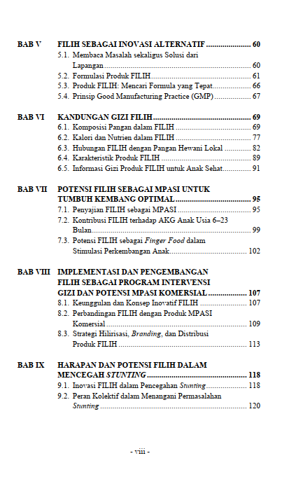 Buku Filih: Cegah Stunting Dengan Pangan Lokal - Gambar 3