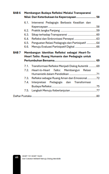 Buku Heart-To-Heart Talks: Dari Catatan Reflektif Menuju Dialog Mendidik - Gambar 4