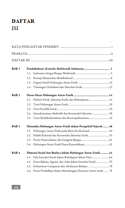Buku Hubungan Antar Etnik (Teori dan Dinamika dalam Masyarakat Multikultural Indonesia) - Gambar 2